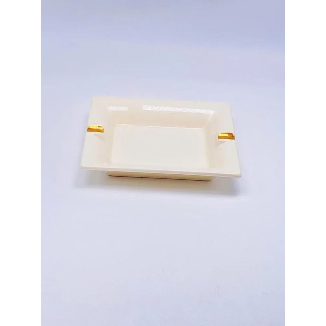White Porcelain Ashtray, France, 1980s For Sale - Image 9 of 10