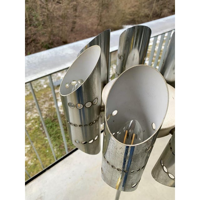 A very stylish Space Age lamp. High quality. Similar in style to Gaetano Sciolari. European Plug (up to 250V).The wiring...