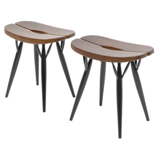 Set of Pirrka Stools by Ilmari Tapiovaara for Artek, Finland, 2000s For Sale