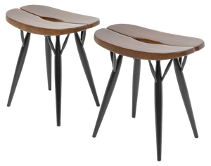 Set of Pirrka Stools by Ilmari Tapiovaara for Artek, Finland, 2000s