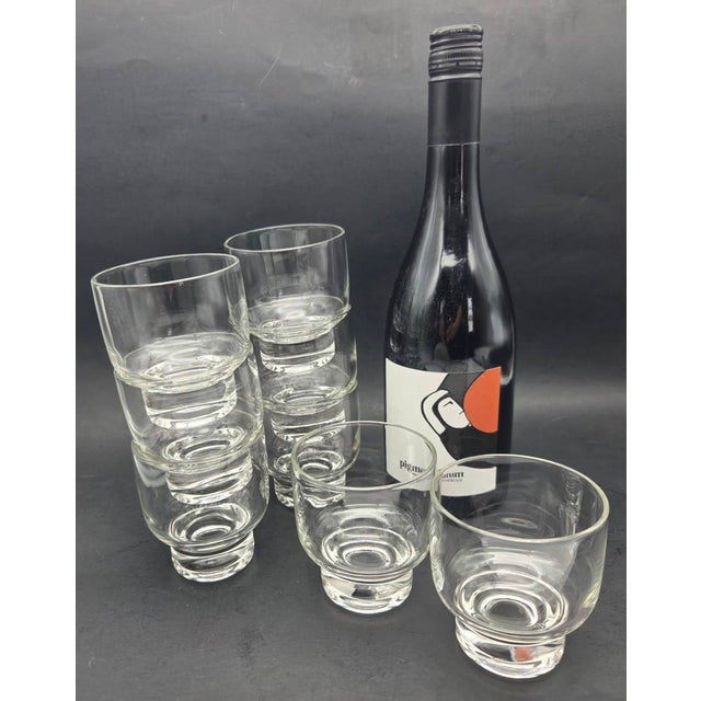 Glass 1960s Federal Glass "Stockholm" Tumblers by Eva Zeisel, Set of 8 For Sale - Image 7 of 11