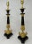 Antique Pair of French Doré Bronze Neoclassical Ormolu Gilt Candlesticks Lamps For Sale - Image 4 of 11