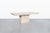 1980s Italian Modernist Travertine Dining Table For Sale - Image 4 of 12