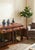 Chinese Vintage Chinese Export Solid Wood Low Credenza / Media Console With Double Happiness Fretwork For Sale - Image 3 of 11