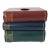 1990's Trompe l'Oeil Stacked Books Ceramic Tissue Box Cover For Sale