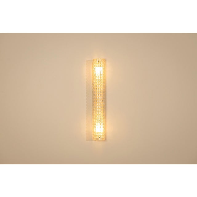 Mid-Century Modern Large Murano Glass Wall Lamp attributed to Venini, Italy, 1970s For Sale - Image 3 of 12