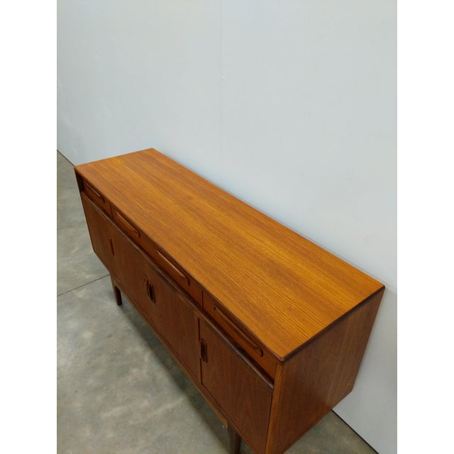 Vintage Mid Century Modern Teak Credenza by G Plan For Sale In New York - Image 6 of 10