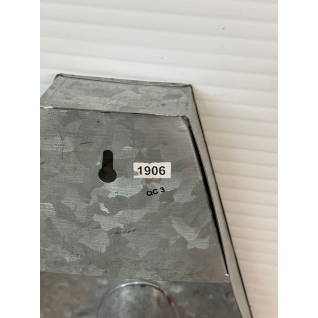 Galvanized Steel Letter A For Sale - Image 4 of 12