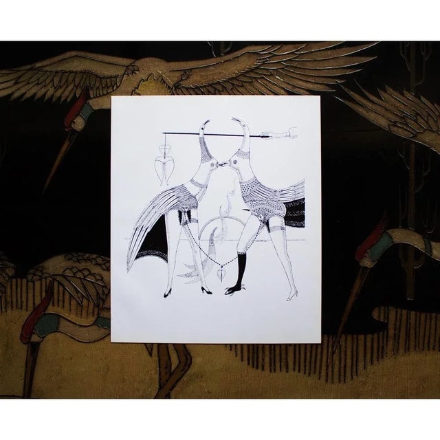 1968 Max Walter Svanberg Composition No. 9, Original Period Black & White Lithograph For Sale - Image 10 of 13