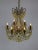 19th Century Pale Yellow Crystal Drops Birdcage Chandelier For Sale - Image 10 of 12