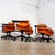 Set of 6 Early 21st Century Modern Steelcase Orange Node Task Chairs W/Work Surface & 5 Prong Base For Sale - Image 6 of 12