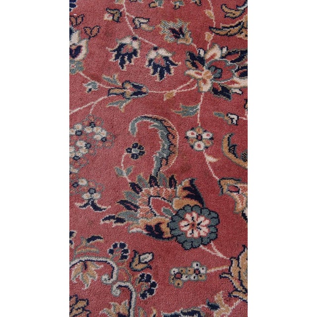 Large Red and Pink Rug For Sale - Image 5 of 10