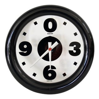 Vintage Clock by STG Studio for Guzzini, Italy, 1980s For Sale