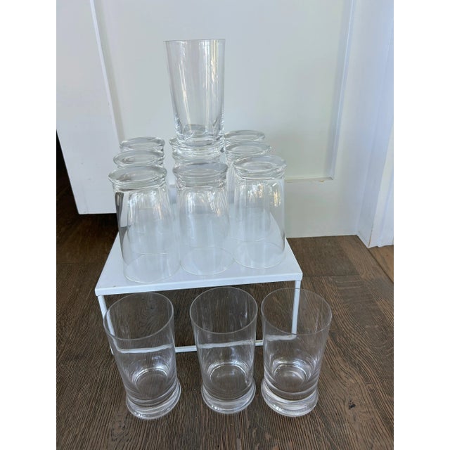 1990s Tiffany & Co. Georgette Highball Glasses- Set of 11 For Sale - Image 11 of 11