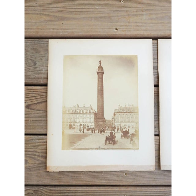 English Antique 1880's Frith Photographs Paris Cityscapes - Set of 3 For Sale - Image 3 of 6