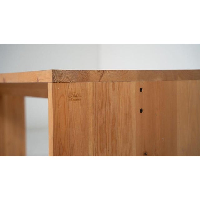 Poltronova the Mobili Nella Valle Series Dining Table by Mario Ceroli for Poltronova, 1970 For Sale - Image 4 of 12