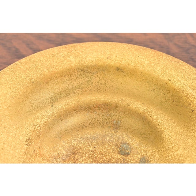 Early 20th Century Tiffany Studios New York Bronze Doré Plate or Shallow Bowl For Sale - Image 5 of 9