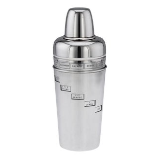 Vintage Italian Silver Cocktail Shaker, 1960 For Sale