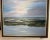 Realism Large Original Louise Ramsay Jersey Marsh Oil Painting Sea Landscape on Canvas For Sale - Image 3 of 13