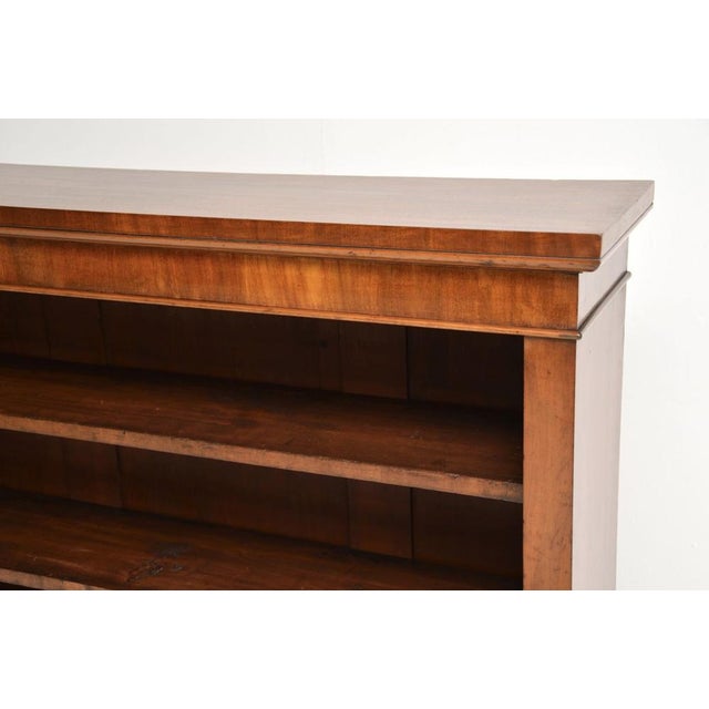 Antique Victorian Open Bookcase, 1880s For Sale - Image 11 of 13