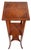 Brown Antique English 19th C Edwardian Satinwood 3 Tier Pedestal Plant Stand Maple Co For Sale - Image 8 of 16