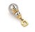 Louis Vuitton Louis Vuitton Collectable Snowman Onyx 18k Gold Charm Pendant For Sale - Image 4 of 6