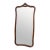 19th Century French Walnut Hallway Mirror. For Sale