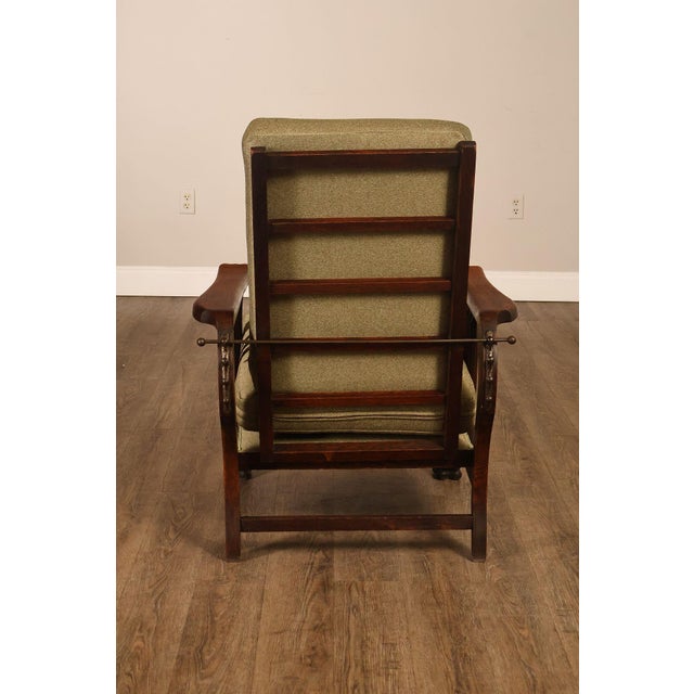 Antique Victorian Oak Morris Reclining Chair For Sale - Image 18 of 18
