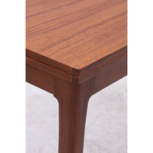 Mid-Century Danish Teak Extendable Dining Table For Sale - Image 12 of 15
