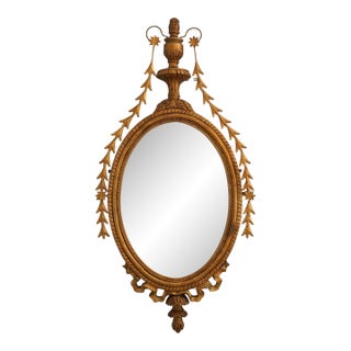 Gold Gilt Frame Italian Style Mirror For Sale