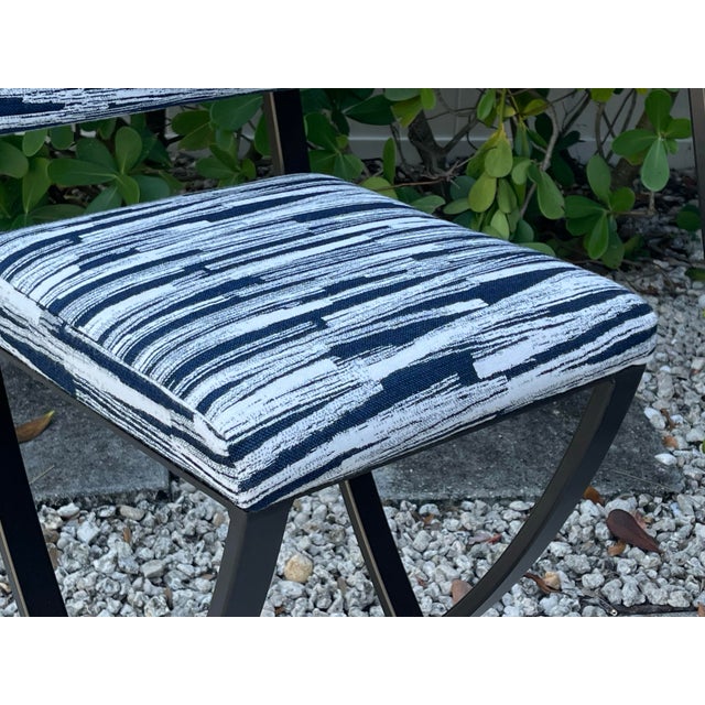 Forged Steel Counter Stools in the Style of Charleston Forge Naples, a Pair For Sale - Image 10 of 10