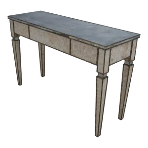 Century Modern Design Oyster Shell Surface Console Table