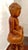 Early 20th Century Antique 25" H Large Hand Carved Wooden Buddha Statue For Sale - Image 10 of 12