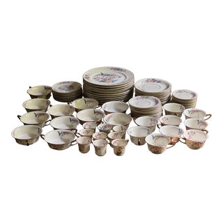 Antique Rosenthal Ivory Bavaria Phoenix Fine China Set- 87 Pieces For Sale