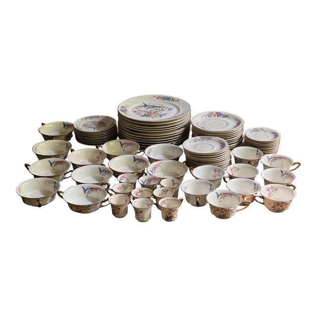 Antique Rosenthal Ivory Bavaria Phoenix Fine China Set- 87 Pieces For Sale