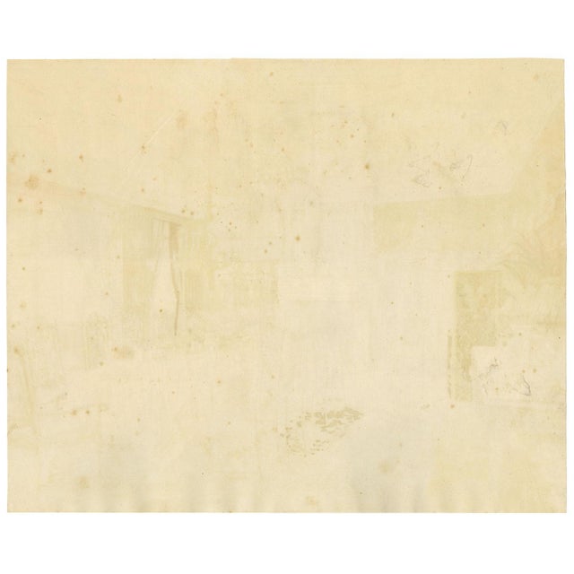 After Hughson Hawley, Dining Room Interior, 19th Century, Watercolor For Sale - Image 11 of 13
