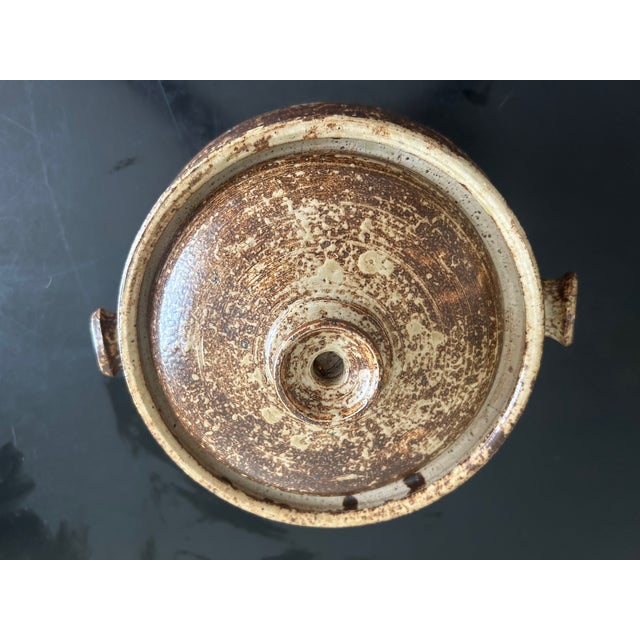 Stoneware Covered Pot from Alain Rech, 1970s For Sale - Image 10 of 12