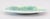 19th Century English Majolica Turquoise & Green Begonia Leaf Plate For Sale - Image 4 of 7
