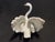 Lladro Vintage MCM Lladro White Swan Figurine #6175 Made in Spain For Sale - Image 4 of 5