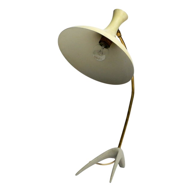 Large Mid-Century Modern Crows Foot Table Lamp by Karl Heinz Kinsky for Cosack, 1950s For Sale