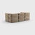 Contemporary Curt Modular Set - Flexible 2-Seater with Armrests - Barcelona - Vole - V3347/15 (Grey / Brown) by Ambivalenz, Set of 7 For Sale - Image 3 of 5