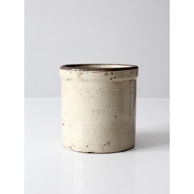 Early 20th Century Antique Stoneware Crock For Sale - Image 5 of 11