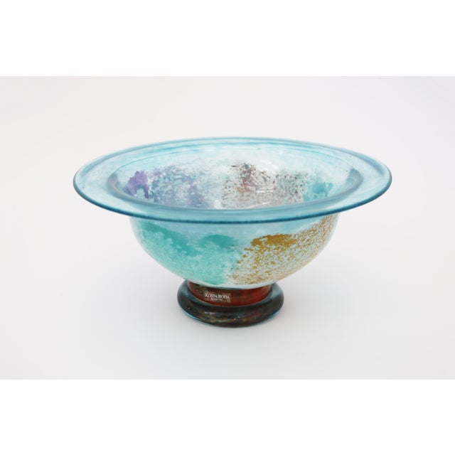Kosta Boda Cancan Bowl Signed Design: Kjell Engman, 1990s Height: 11.2 cm, Diameter: 23.5 cm Good condition This piece has...