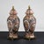Chinese Ceramic Potiche Vases with Metal Bases, 1990, Set of 2 For Sale - Image 4 of 10
