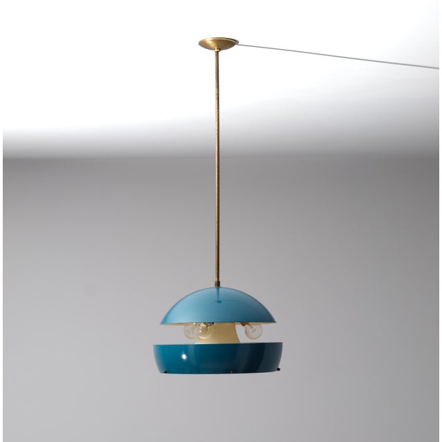 Vintage Italian Pendant Lamp, 1950s For Sale - Image 6 of 14