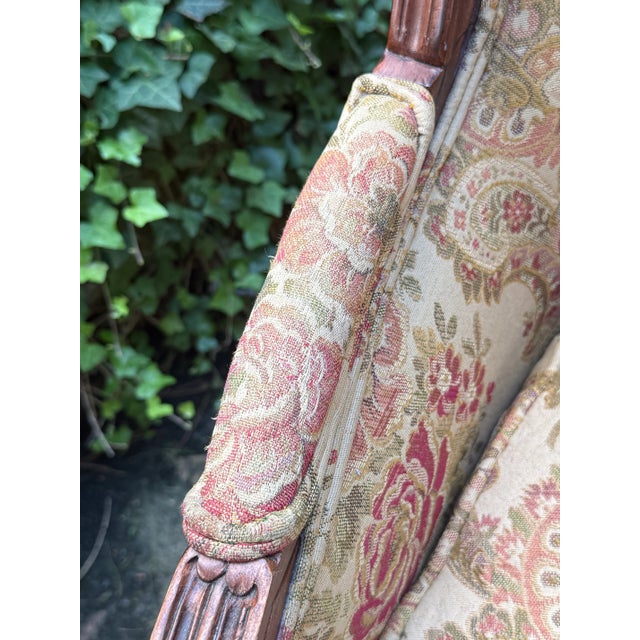 Ethan Allen “Camille” French Upholstered Chair For Sale - Image 10 of 10