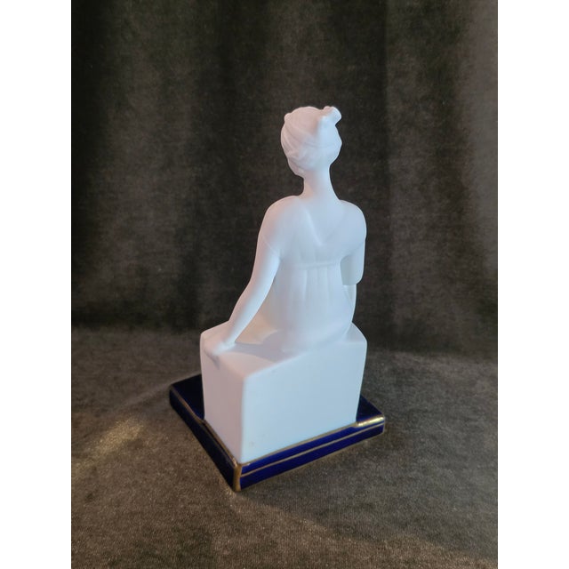 Limoges, France Camille Tharaud Limoges Figurine Titled "Femme À l'Antique For Sale - Image 4 of 7