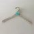 Handmade knitting over wood hangers decorative starfish and floral hangers, fresh design set of 4 clothes hangers . 18” L