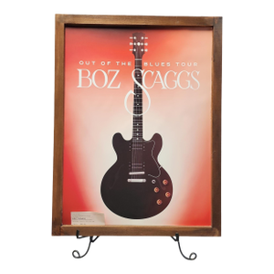 2018 Boz Scaggs Vip Tour Poster W/Ticket Stub