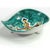 Italian Hand-Painted Glazed Tripod Dish, 1960s For Sale - Image 6 of 10